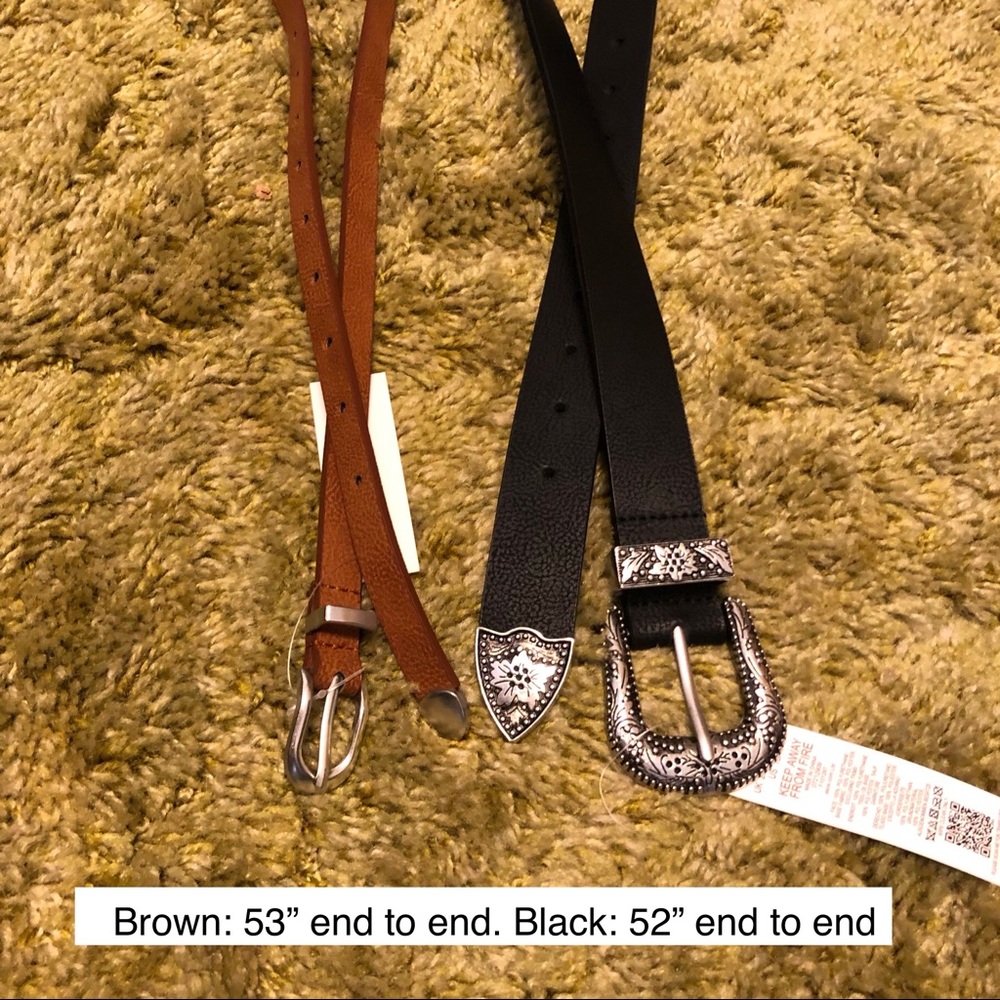 ASOS Curve Western Buckle Belt Set